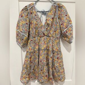 Floral Puff Sleeve Dress